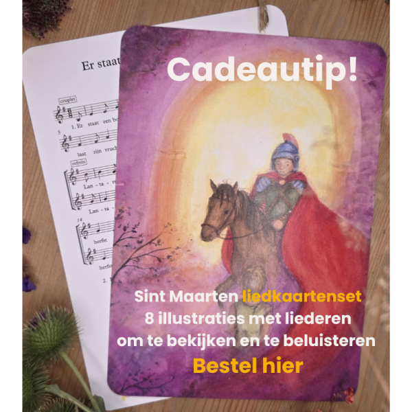 Advertentie: Liedkaartenset Sint Maarten